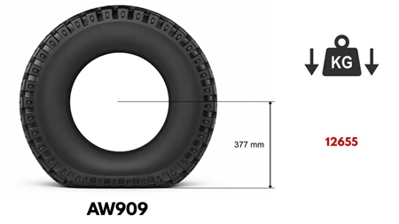 15.0/55-17 PNEUMÁTICO AW909 14PL