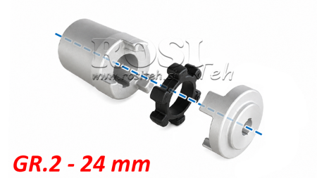 GUMI VMESNIK ND10 (1,1-1,5kW)  24mm/GR2