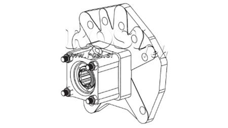 IZLAZ ZA HIDRAULIČNU PUMPU - MERCEDES G100