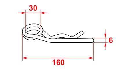 FJÄDERSPRINT SATS Φ 6 MM (5PCS)