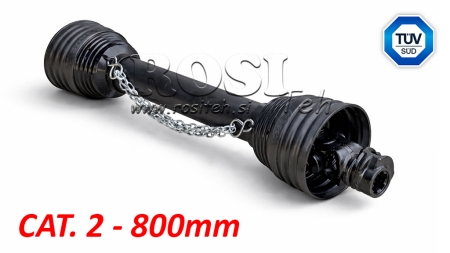 CE CERTIFIKOVANÝ KARDANOVÝ HŘÍDEL PROFI LINE KAT.2 DÉLKA 800mm