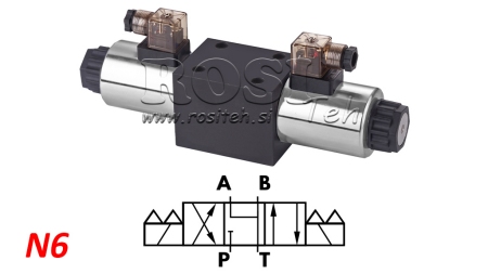 VÁLVULA HIDRÁULICA SOLENOIDE KV-4/3 CETOP 5 N6