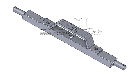 BARRA DE TIRO PARA TRACTOR CAT. 2 CON SOPORTE (L-750MM)