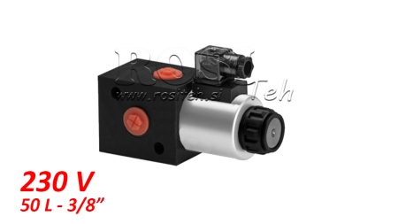 VÁLVULA DE 3 VÍAS 3/8 220V - 50LIT