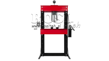 TYÖPAJA HYDRAULINEN PURISTIN LAKKAISILLE 50T - kaksinopeuksinen