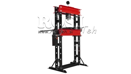 TYÖPAJA HYDRAULINEN PURISTIN LAKKAISILLE 50T - kaksinopeuksinen