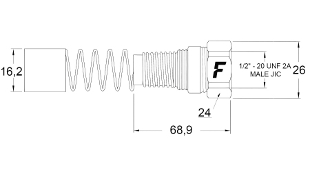 CONECTOR RÁPIDO HEMBRA PARA MULTI-FASTER 1/4 PARTE FIJA