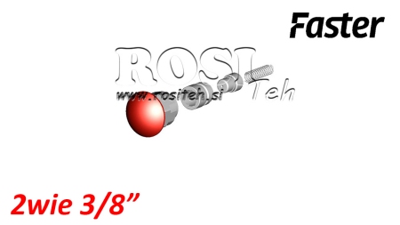 BOTÓN DE SEGURIDAD PARA MULTI-FASTER 3/8 2VIAS PARTE FIJA