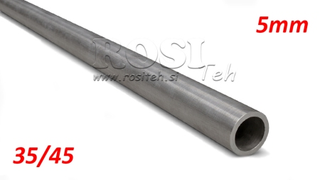 HONOVANÁ RÚRA H9 PRE HYDRAULICKÝ VALEC 35/45 - 5mm (1000mm)