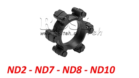 ACOPLAMIENTO DE ESTRELLA PARA INSERTO DE GOMA ND2-ND7-ND8-ND10 (45mm)