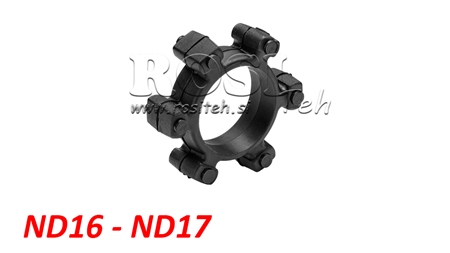 ZVEZDNA GUMI SKLOPKA ZA VMESNIK ND16-ND17 (74mm)