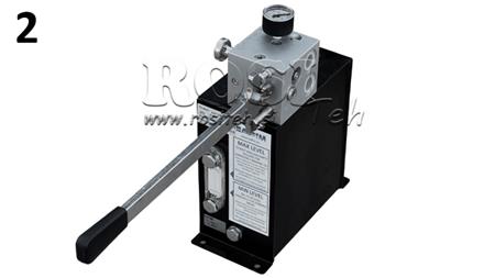 HYDRAULINEN RVBR AUTOMAATTIVENTTIILI JOUSTINSYLINDERILLE, JOSSA ON SÄILIÖ JA HÄTÄKÄSITELLYT