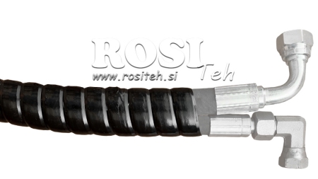 ESPIRAL PROTECTORA DE PVC 27 X 32 PARA MANGUERA HIDRÁULICA 5/8-1 PULGADA