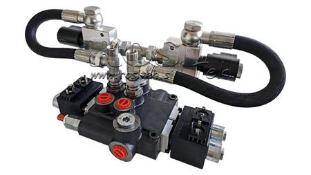 VÁLVULA HIDRÁULICA 2xZ80 12V CC CON FUNCIÓN DE FLOTEO