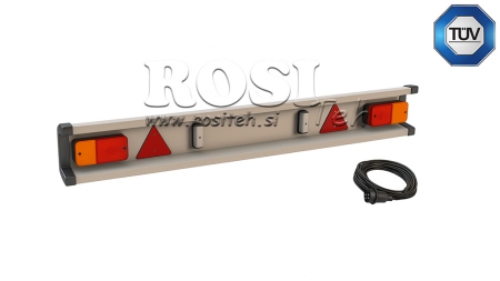 PARAGOLPES DE REMOLQUE MODELO TÜV CON LUCES 2150MM