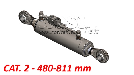 TELESKOPSKA HIDRAVLIČNA POTEZNICA STANDARD - 2 KAT. 480-811mm (45-95HP)(25,4/25,4)