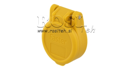 COVER PROTETTIVA GIALLO PVC INNESTO RAPIDO FEMMINA PUSH PULL