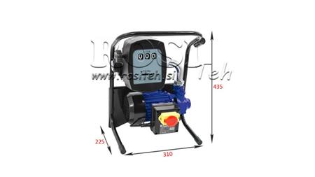 POMPE À CARBURANT DIESEL 600W 40 l/min AVEC COMPTEUR ET PISTOLET DE DISTRIBUTION
