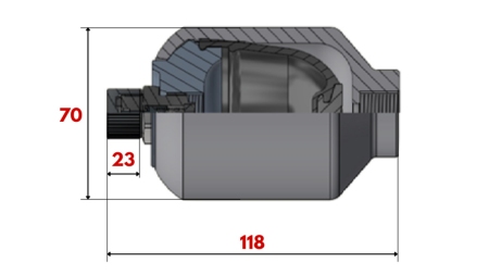 HYDRAULICKÝ AKUMULÁTOR 0,15 LIT - M18x1,5