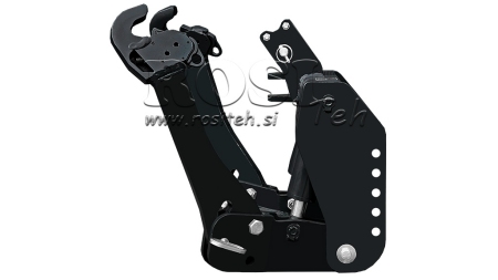 ELEVADOR FRONTAL UNIVERSAL PARA TRACTOR CAT. 2 1500KG NEGRO (RAL 9005)