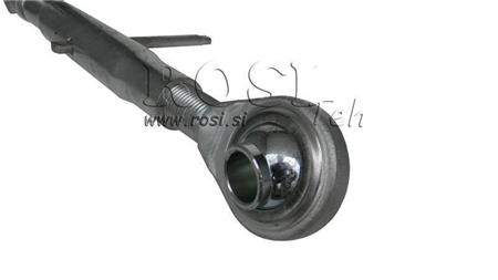 barra de tiro roscada automática para tractor categoría 2 M30x3-530/770