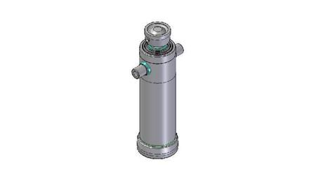 4039S - TELESCOPIC CYLINDER STANDARD/BALL 3 STAGES STROKE 2093 DIAMETER 152