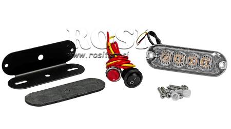 LUZ ESTROBOSCÓPICA LED 12/24V