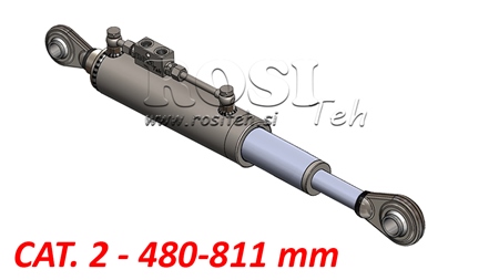 TELESKOPSKA HIDRAVLIČNA POTEZNICA STANDARD - 2 KAT. 480-811mm (45-95HP)(25,4/25,4)