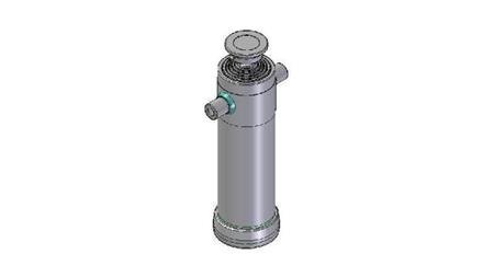 6011S -TELESCOPICKÝ CYLINDR STANDARD/KULIČKA 6 STUPŇŮ ZDVIH 2557 PRŮMĚR 152