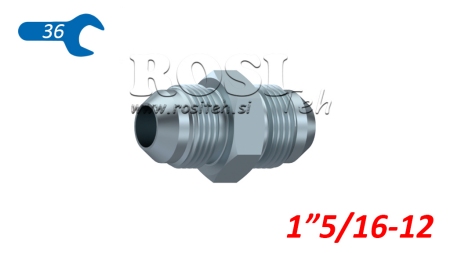 VÁLVULA HIDRÁULICA DUAL JIC74° 1”5/16-12 1”5/16-12