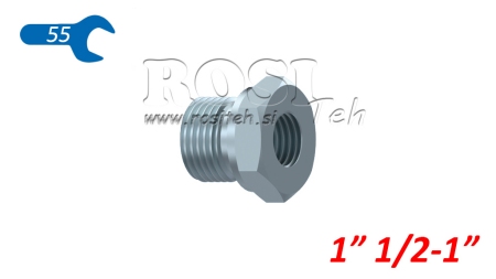 HYDRAULICKÝ ADAPTÉR MUŽ-FENALE 1 1/2-1