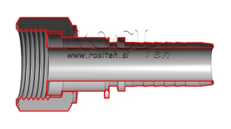 CONEXIÓN HIDRÁULICA DKORFS FEMENINA DN10-9/16-18
