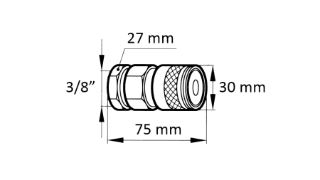 RÝCHLOSPOJKA BAGER FFH SAMICA 3/8