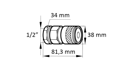 RÝCHLOSPOJKA BAGER FFH SAMICA 1/2