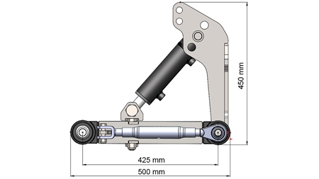 ELEVADOR FRONTAL UNIVERSAL CAT. 1 - ECO PARA TRACTOR