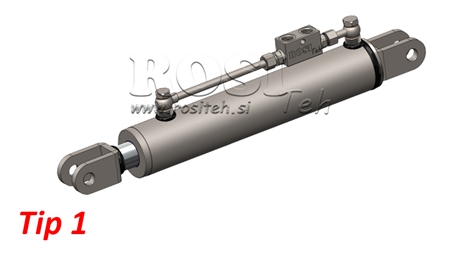 TENSOR VERTICAL HIDRAULICO ADAPTABLE PARA TRACTOR - CASE-IH 80/40MIN.610 TIPO (1) Φ 19/16