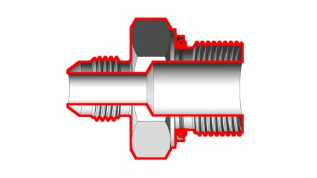 REDUCTOR HIDRÁULICO 1/2 JIC74°-3/8 GAS
