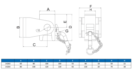NOSAČ KIPER KESONA VILASTI 60x80mm eco