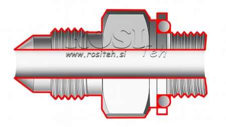 HYDRAULISK REDUCER 1 5/16 JIC74°-1 GAS