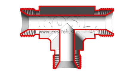 HIDRAULIČNI T KOM BSP MUŠKI-MUŠKI 1/2