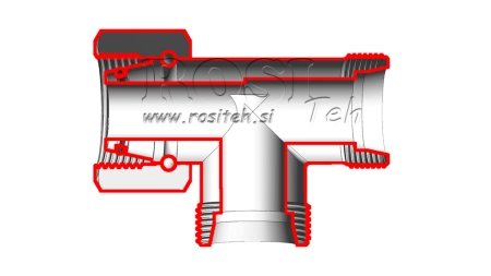 T HIDRÁULICA L-8 CON TUERCA GIRATORIA LATERAL M14X1,5