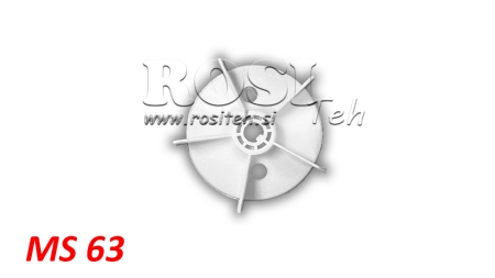 VENTILADOR DEL MOTOR ELÉCTRICO MS 63