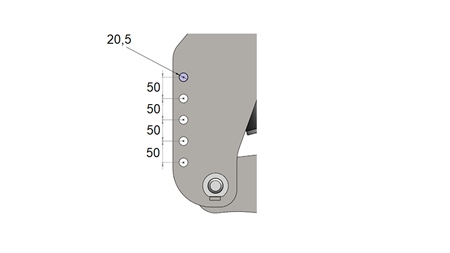 ELEVADOR FRONTAL UNIVERSAL CAT. 3 PARA TRACTOR 2500 KG