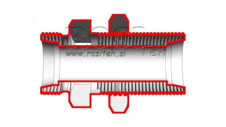 CONECTOR HIDRÁULICO DOBLE PASANTE (12S) M20X1,5