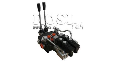HYDRAULICKÝ VENTIL 2xP80 - EO 12V