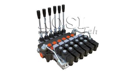 HYDRAULICKÝ VENTIL 6xP80 - EO 12V