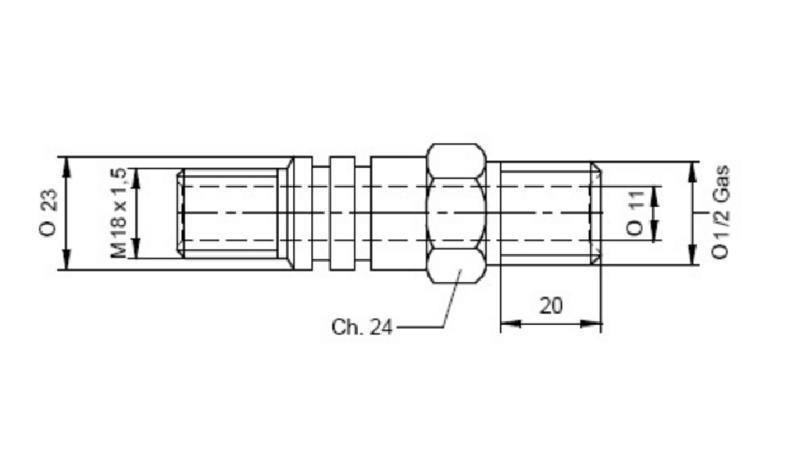 OLEJOVÉ PRIPOJENIE FI23 - 1/2