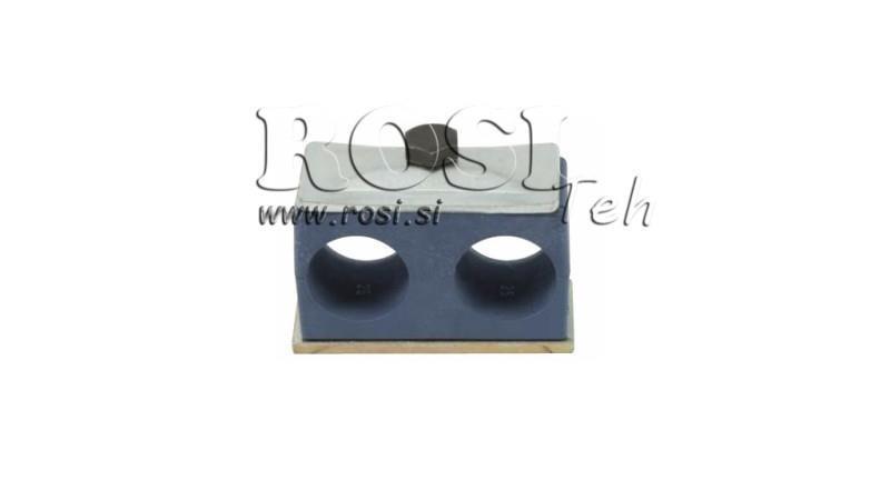 SOPORTE DE TUBO FI 10 - DOBLE