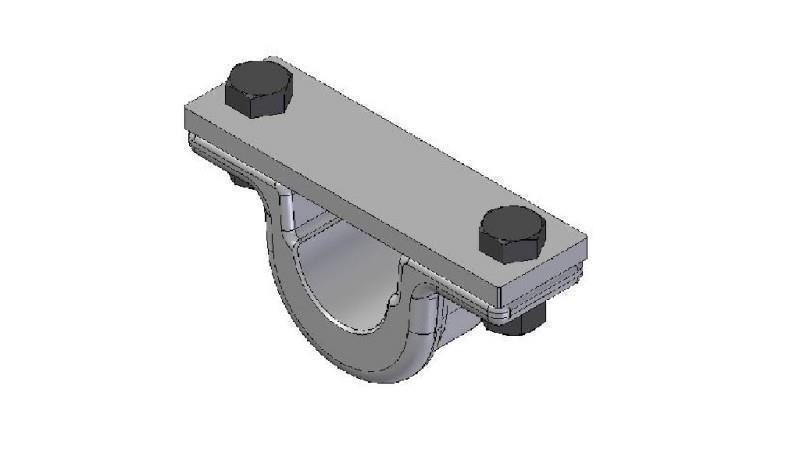 PORTA CILINDRO TELESCOPICO FI40-A