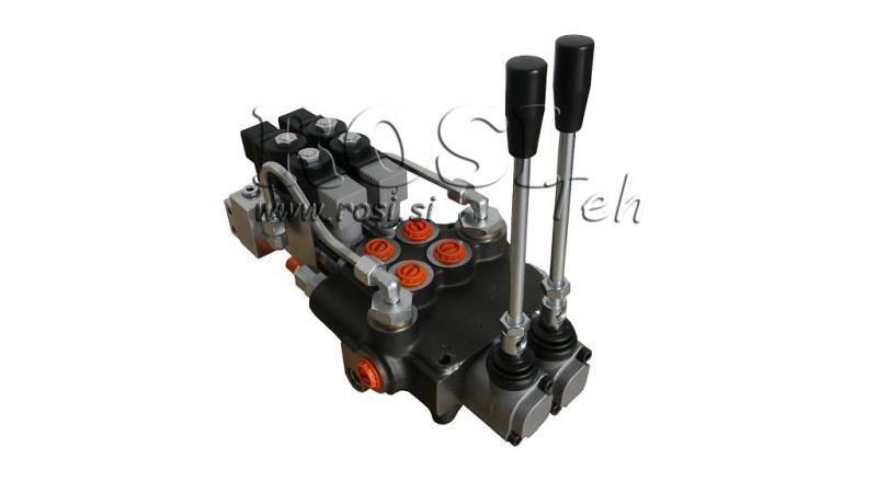 HYDRAULICKÝ VENTIL 2xP80 - EO 12V